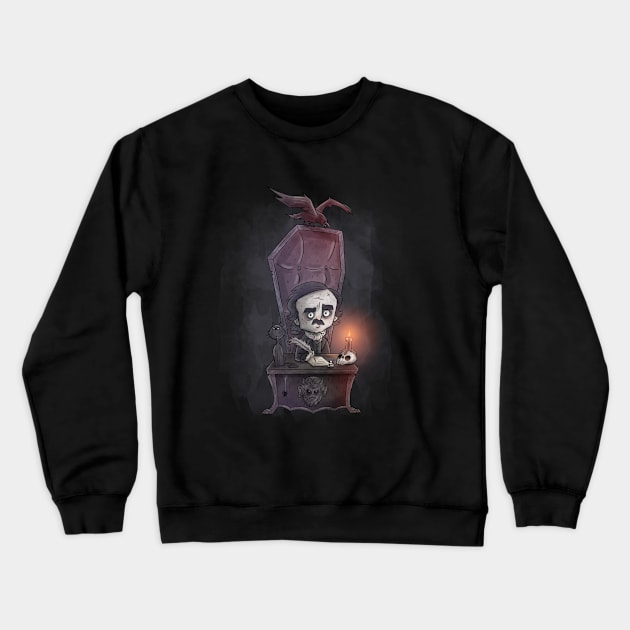 Poe Crewneck Sweatshirt by chrisraimoart